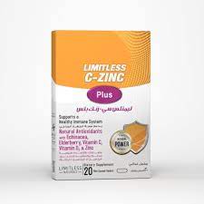 LIMITLESS C-ZINC PLUS 20 F.C. TABS