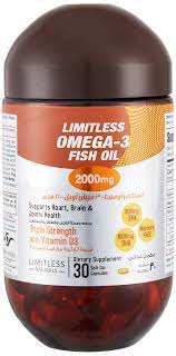 LIMITLESS OMEGA-3 2000 MG (PER SERV.) 30 CAPS