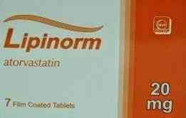 LIPINORM 20MG 7 F.C.TAB