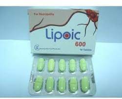 LIPOIC 600MG 10 TAB