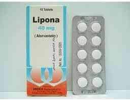 LIPONA 40MG 10 F.C.TAB