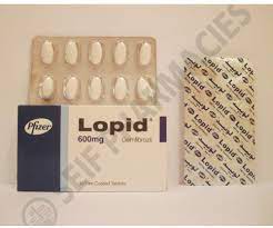 LOPID 600MG 30 F.C. TAB