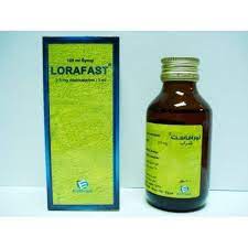 LORAFAST 2.5MG/5ML SYPUP 100 ML