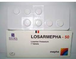 LOSARMEPHA-50 MG 14 F.C. TABS