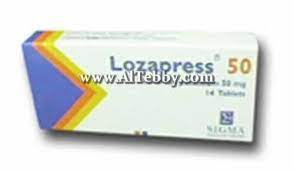 LOZAPRESS 25MG 7 F.C. TAB