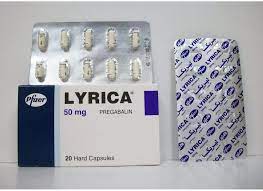 LYRICA 50MG 20 CAPS