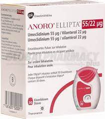 ANORO ELLIPTA 62.5/25MCG INHALER 30 METERED DOSES