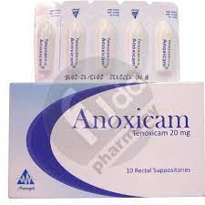 ANOXICAM 20MG 10 SUPP