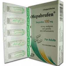 MEPABRUFEN 500MG 5 SUPP