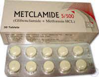 METCLAMIDE 5/500MG 30 TAB