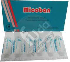 MICOBAN 100 MG 7 VAGINAL SUPP