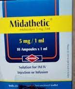 MIDATHETIC 5MG/ML 10 AMPS