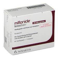 MIFLONIDE BREEZHALER 400MCG 60 INHALATION CAPS. + INHALER