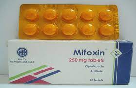 MIFOXIN 250 MG 10 TABS