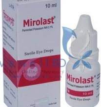 MIROLAST 0.1% EYE DROPS