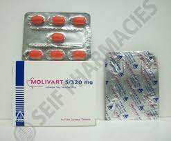 MOLIVART 5/320MG 14 F.C. TABLETS