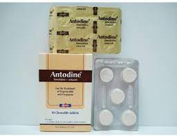 ANTODINE 10 MG 10 CHEWABLE TABS