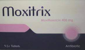 MOXITRIX 400MG 5 F.C. TAB