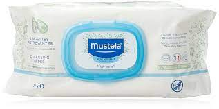 MUSTELA CLEANSING AND SOOTHING WIPES 70 UNITS