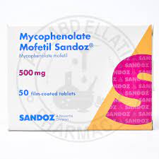 MYCOPHENOLATE MOFETIL-SANDOZ 500 MG 50 TABS