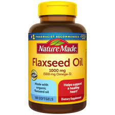 NATURAL FLAX OIL 1000 MG 60 SOFTGELS (ILLEGAL IMPORT)