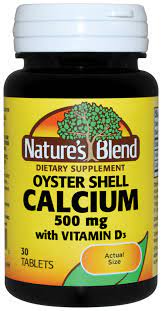 NATURAL OYSTER SHELL CALCIUM 30 TABS