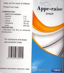 APPE-RAISE SYRUP 120 ML