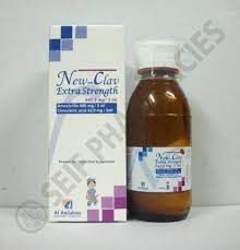 NEW-CLAV EXTRA STRENGTH 642.9MG/5ML SUSP. 100ML