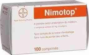 NIMOTOP 30MG  30TABS.(ILLEGAL IMPORT)