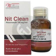 NIT CLEAN 100MG/5ML PD. FOR ORAL SUSP. 60 ML