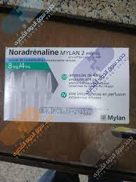 NORADRENALINE MYLAN 8MG/4ML I.V 50 AMP