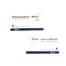 NOREPINEPHRINE-MIROLA 4MG/4ML 5 I.V. VIAL