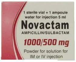 NOVACTAM 1500 MG VIAL I.M/I.V