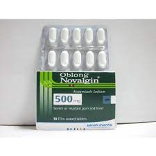 NOVALGIN OBLONG 500 MG 10 F.C.TABS