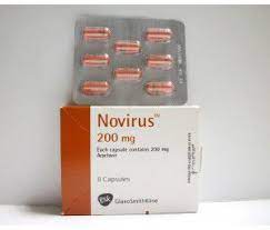 NOVIRUS 200 MG 8 CAPS