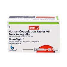 NOVOEIGHT 500 I.U. I.V. VIAL+PREFILLED SYRINGE