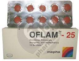 OFLAM 25 MG 10 QUICKTAB