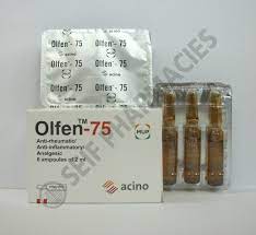 OLFEN 75MG/2ML 6 AMP