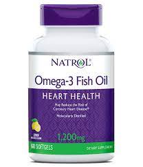 OMEGA-3 FISH OIL 1200 MG 60 SOFTGELS (NATROL)