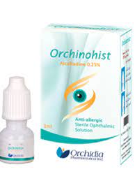 ORCHINOHIST 0.25% EYE DPS. 3 ML