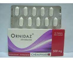 ORNIDAZ 500MG 10 F.C.TAB