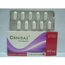 ORNIDAZ 500MG 3 F.C.TABS