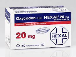 OXYCODON-HCL HEXAL 20 MG 30 PROLONGED REL. TABS