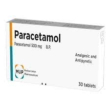 PARACETAMOL-MUP 500MG B.P. 20 TABS