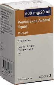 PEMETREXED ACCORD 500 MG PWD. FOR I.V. INF. VIAL