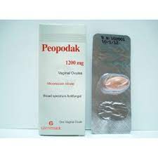 PEOPODAK 1200 MG 1 VAGINAL OVULE