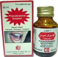 PHENOCRAMINE MOUTH WASH