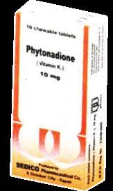 PHYTONADIONE 10MG 20 CHEWABLE TAB