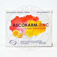 ASCOKARM-ZINC 20 CAPS