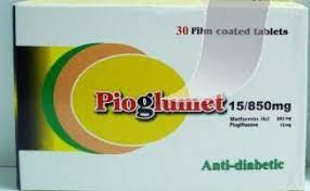 PIOGLUMET 15/500MG 10 F.C.TABS